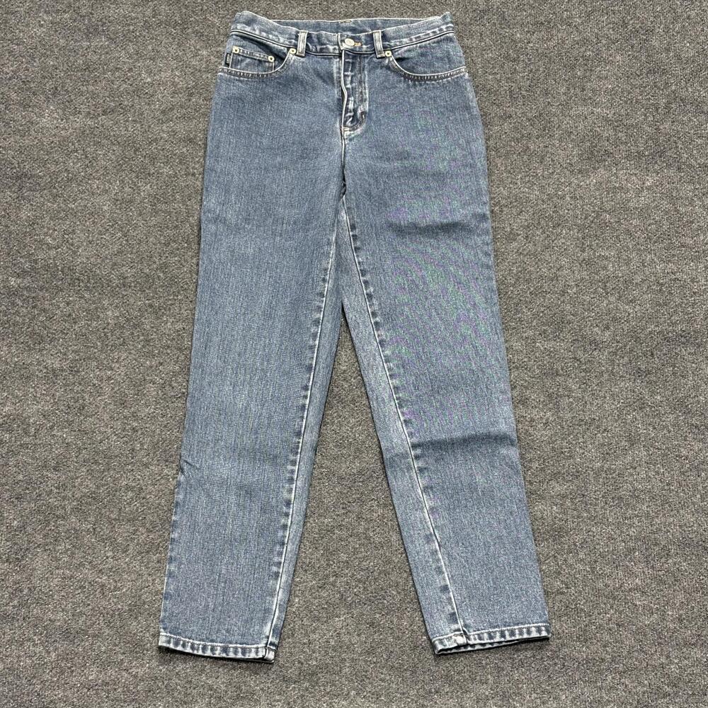 Lauren Jeans Co Ralph Lauren Jeans Womens 2P Blue Straight Leg Petite Denim Pony